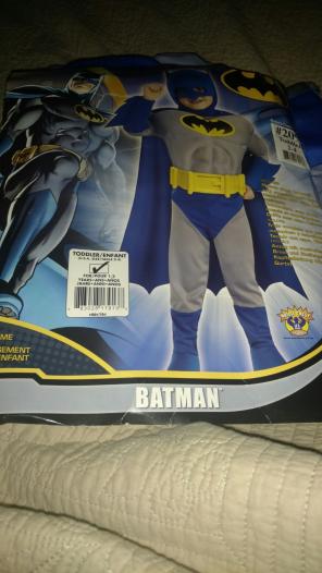 Batman toddlers costume