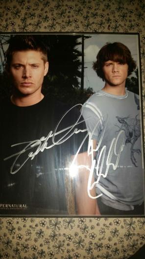 supernatural framed picture