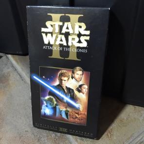 Star Wars Attack Of The Clones VHS Tape