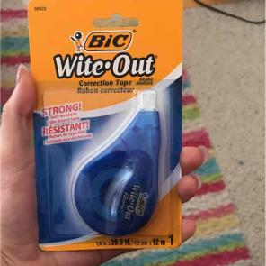 White out tape