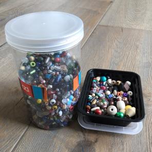 Glass and Some Wood Beads