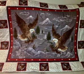American Eagle Quilt wallhanging