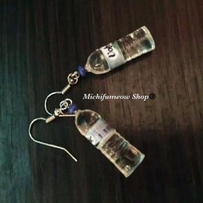 Water Bottle Vintage Style Earring