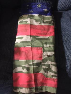New Men's Camo Swimming Trunks Size Medi
