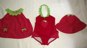 Strawberry swim set Gymboree
