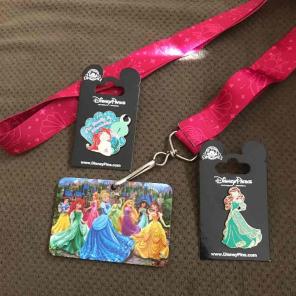 Little Mermaid Pin Lanyard Starter Set