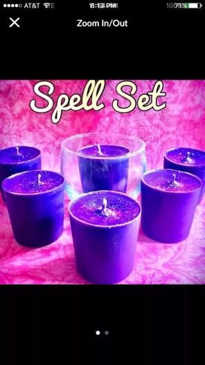 Aura Cleansing Spell Candle Set
