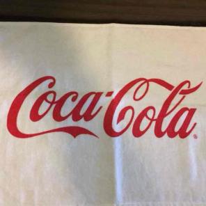 vintage coca cola towel