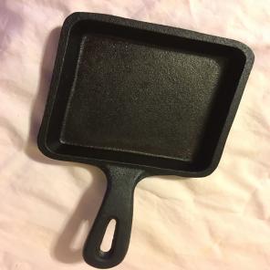 Small Square Cast Iron Fry Pan Vintage