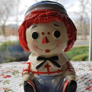 Vintage Ragged Andy Flower Pot