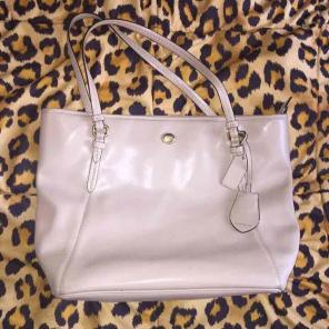 Coach leather tote