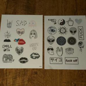 tumblr grunge inspired stickers