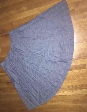 NWT Chambray Circle Skirt size 20