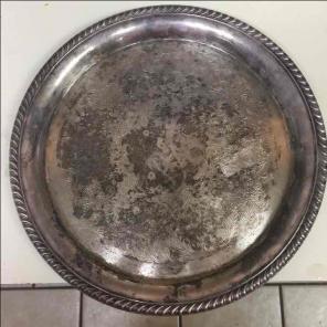 Silver plated tray
