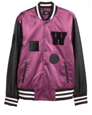 The Weeknd H&M Baseball Varsity Jacket