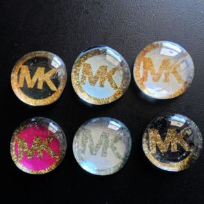 Designer bag glass bead magnets