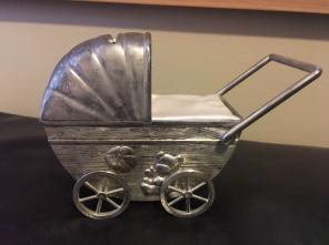 Buggy Bank Silver Color Coin Bank