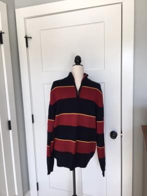 346 Brooks Bros. 1/2 Zip Wool Sweater