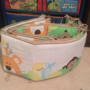 Safari Themed Crib Pad