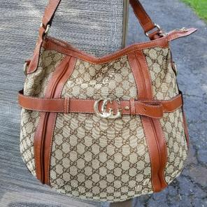 Gucci Canvas GG Hobo