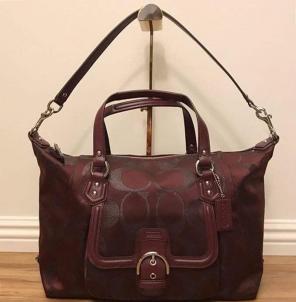 Coach Belle Campbell Metallic Carryall