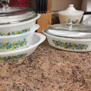 Glasbake casseroles