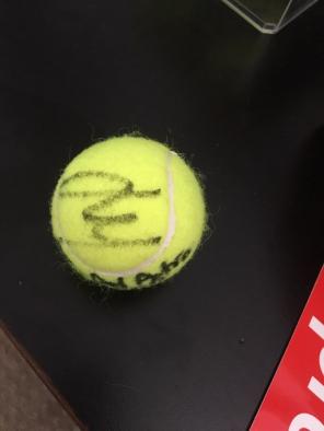 Del Potro John Isner Signed Tennis Balls