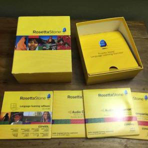 Rosetta Stone spanish level 1-3 set