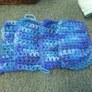 Set of 4 handmade rags