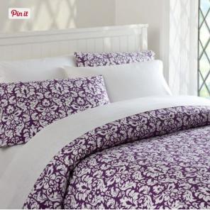 *On Hold* PB Teen Plum Damask Bedding