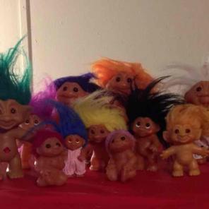 Huge vintage troll lot
