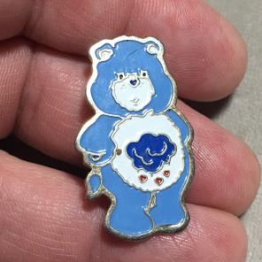Vintage 1983 Grumpy Bear Care Bear Pin