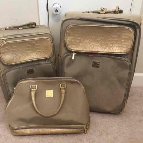 Diane von furstenberg 3piece luggage set