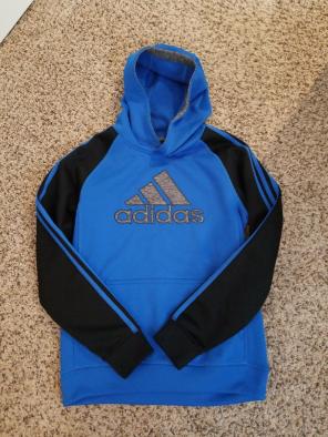 Adidas hoodie size Youth large