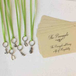Lime Green Wedding Cake Pulls Charms