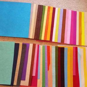 50pcs Polyester Nonwoven Felt Cloth Fabr