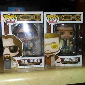 The dude and Walter Funko Pop rare