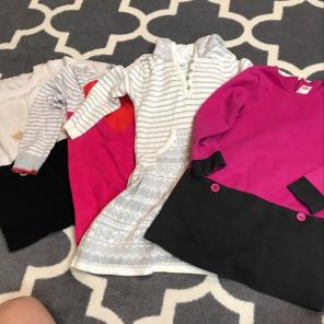Lot Of 4 Girls Size 5 Dresses Gymboree