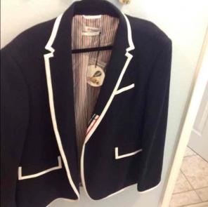 Neiman Marcus MEN XL wood blazer