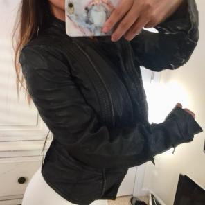 Calvin Klein Black Leather Jacket