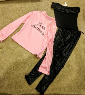Women's Large Grease 3 Piece Costume