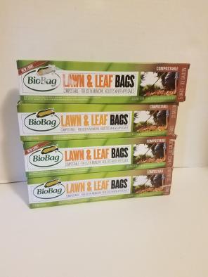 20 BioBag Compostable Lawn Leaf Bags 33G