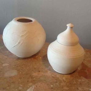 Pottery three piece collection