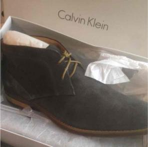 Calvin Klein suede