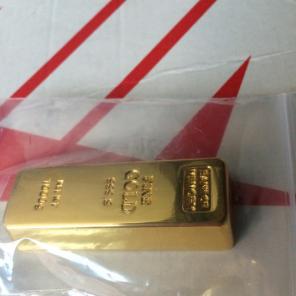 Gold USB Flash Drive Never Used