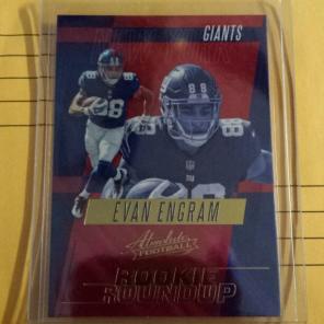 2017 Giants Evan Engram RC insert