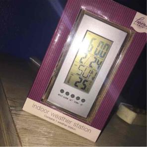 Indoor weather station