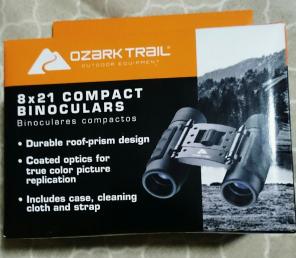 New Compact Binoculars 8 x 21 Ozark Trai