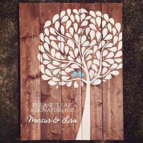 Tree guestbook