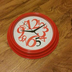Red Wall Clock
